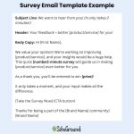 Survey email template example