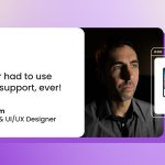 Freelance web designer Gellert Geszvein next to his quote "I have never had to use SiteGround support, ever!" with his website antaresarts.com displayed showing a digital marketing agency portfolio