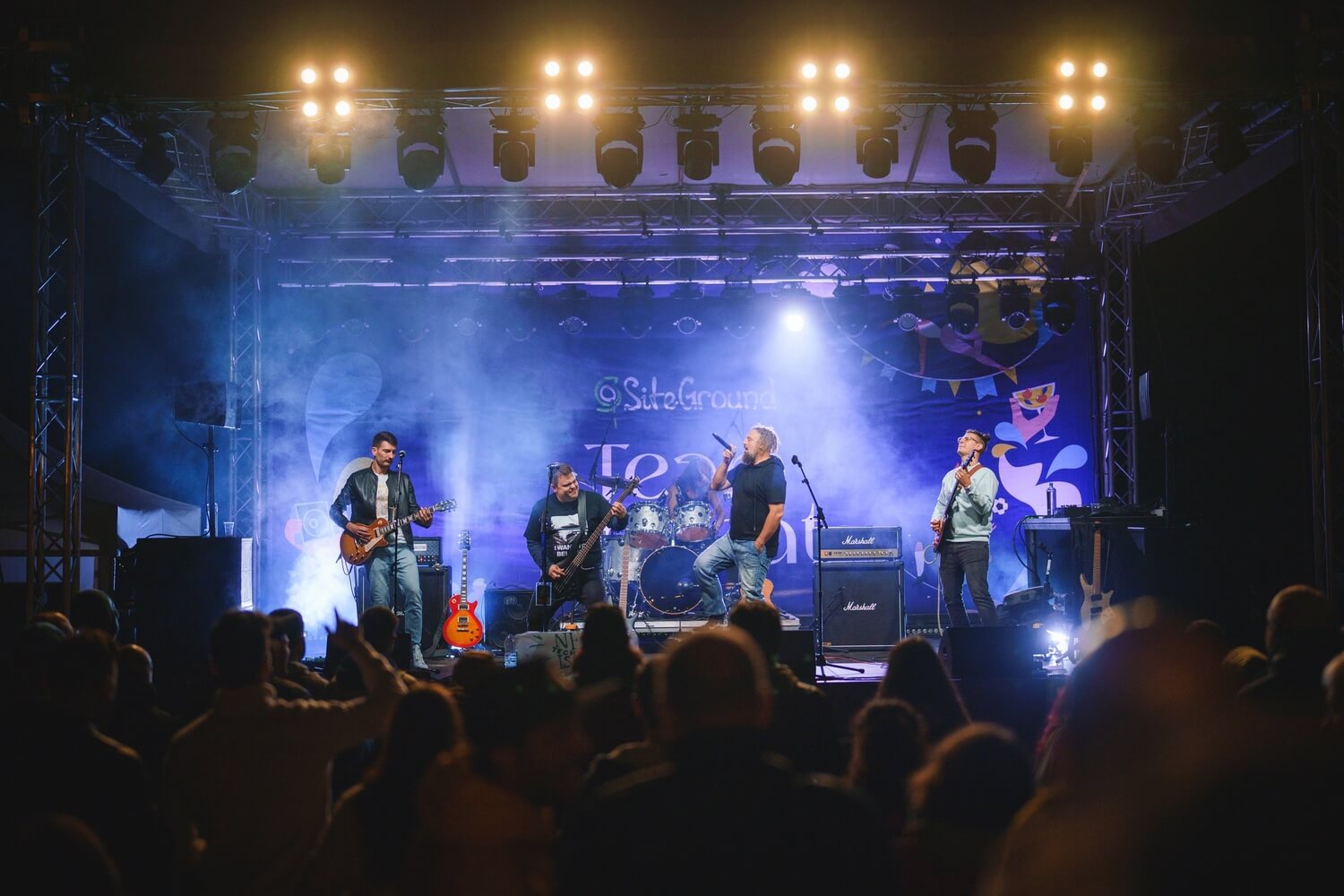 Technical Issues band in SiteGround Team Retreat in Greece 2025