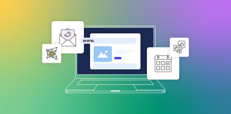illustrazione sulle tecniche per portare traffico al proprio sito web