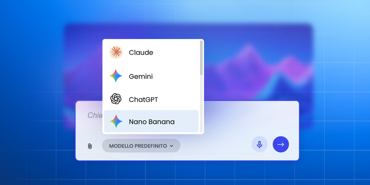 illustrazione dei modelli AI disponibili su AI Studio