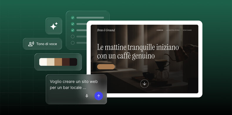 Creare un sito web con l’IA grazie all’Assistente AI del Website Builder di SiteGround