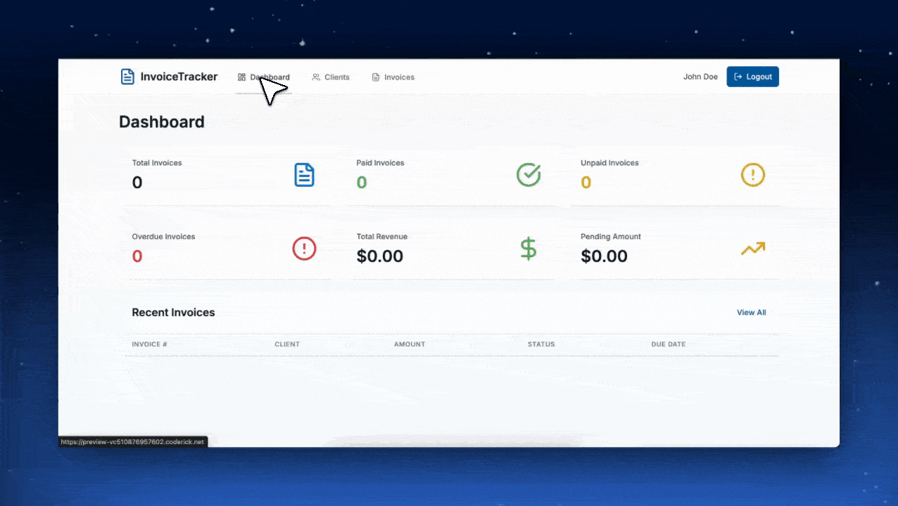 Coderick AI, la plataforma impulsada por IA de SiteGround en acción creando una app