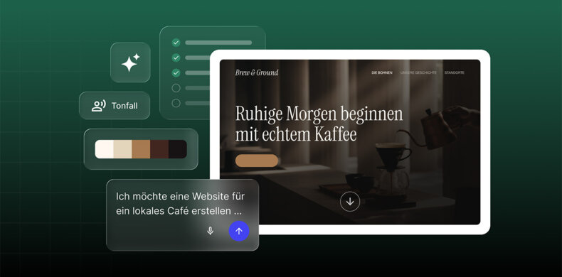 Eine Website mit KI erstellen – mit dem KI-Assistenten des SiteGround Website Builders