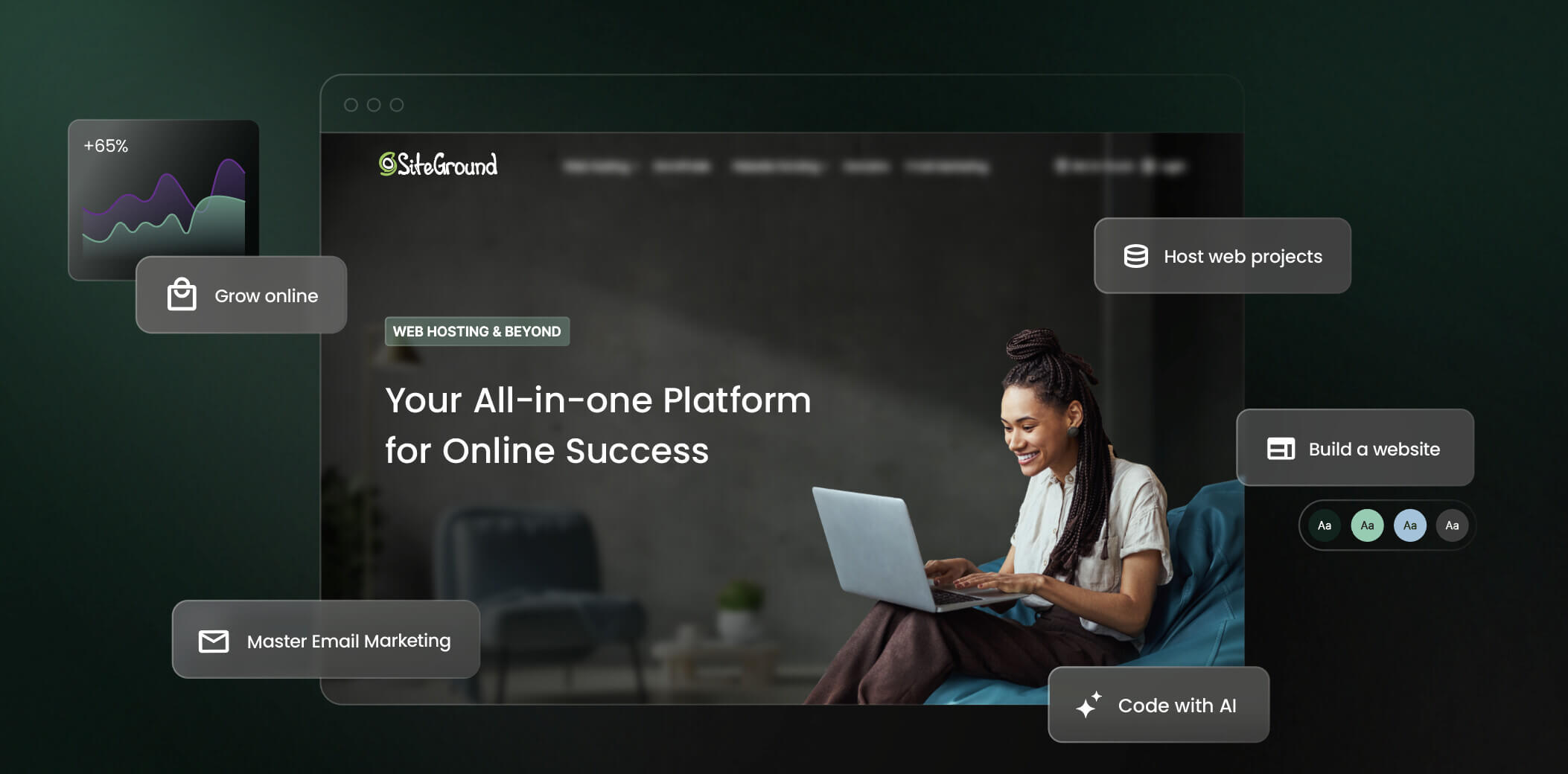 D'hébergeur par excellence à partenaire de croissance : SiteGround est désormais votre plateforme complète pour réussir en ligne